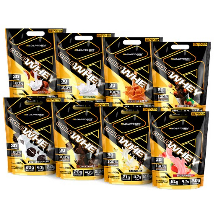 GOLD WHEY VANILLA 900G ADAPTOGEN