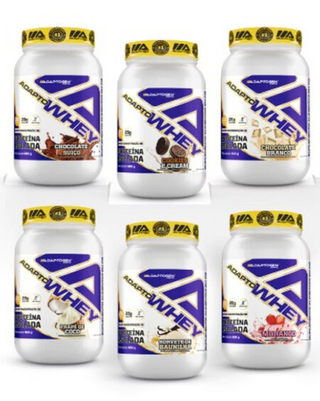 ADAPTOWHEY 900G CHOCOLATE  BRANCO- ADAPTOGEN