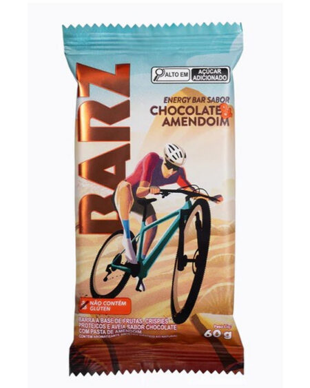 BARZ CHOCOLATE E AMENDOIM 60G Z2 FOODS