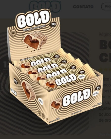 BARRA TRUFA DE CHOCOLATE 20G PROTEINA BOLD