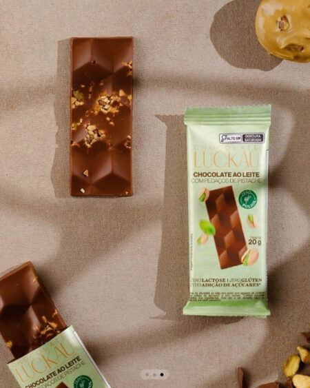 BARRA LUCKAU CHOCOLATE AO LEITE COM PISTACHE 20G