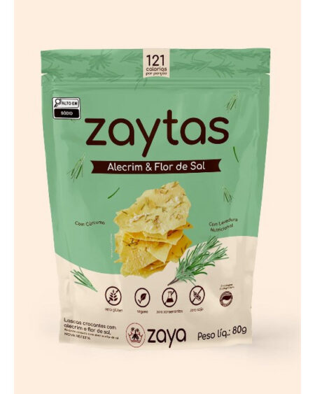 ZAYTAS ALECRIM E FLOR DE SAL 80G ZAYA