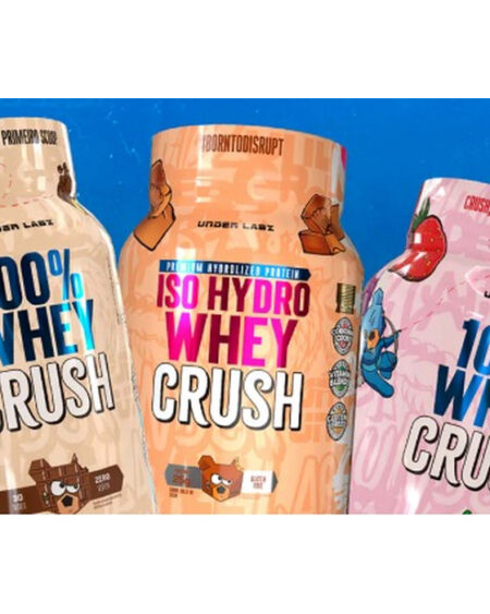 ISO HYDRO WHEY CRUSH 907G UNDER LABZ MORANGO