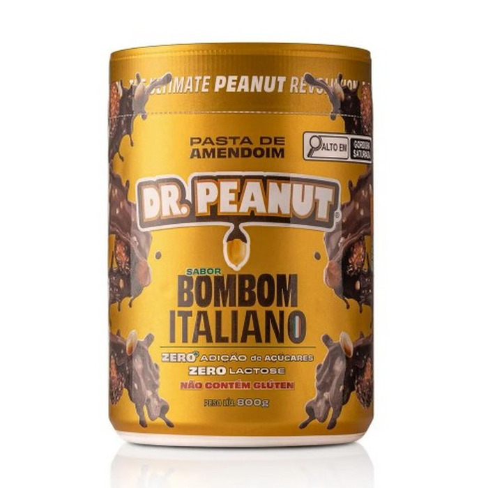 PASTA DE AMEDOIM BOM BOM ITALINO 650G DR. PEANUT