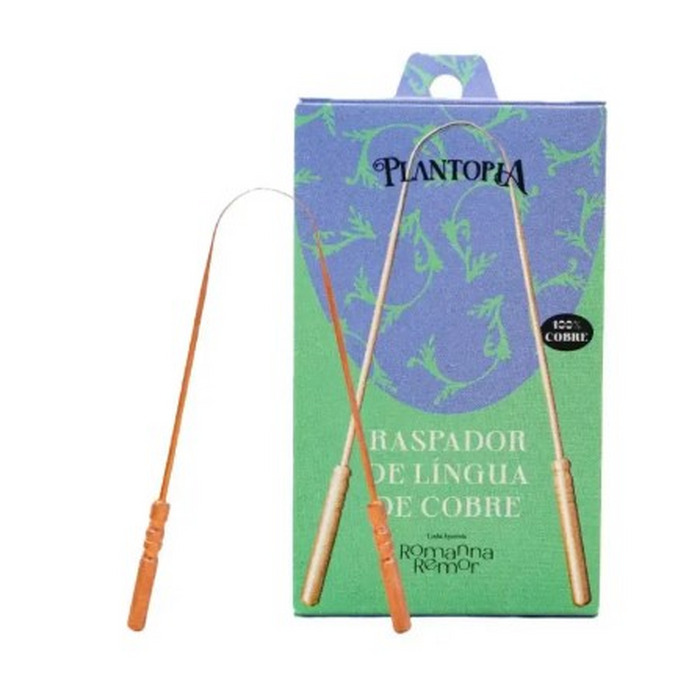 RASPADOR DE LINGUA DE COBRE PLANTOPIA