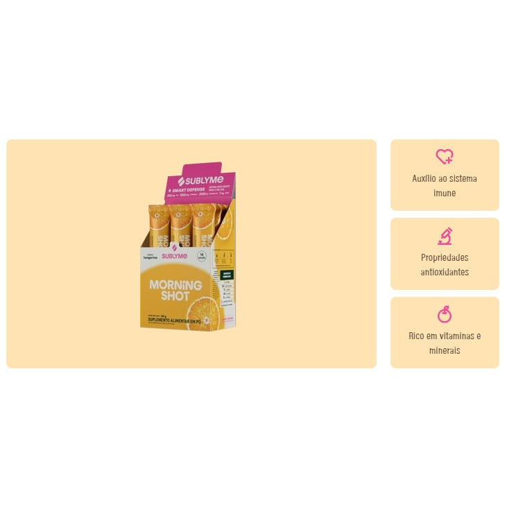 Morning Shot 2.0 Tangerina Travel Size 84g