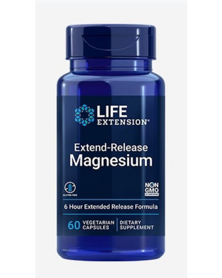MAGNESIUM RELEASE 60 CAPS LIFE EXTENSION