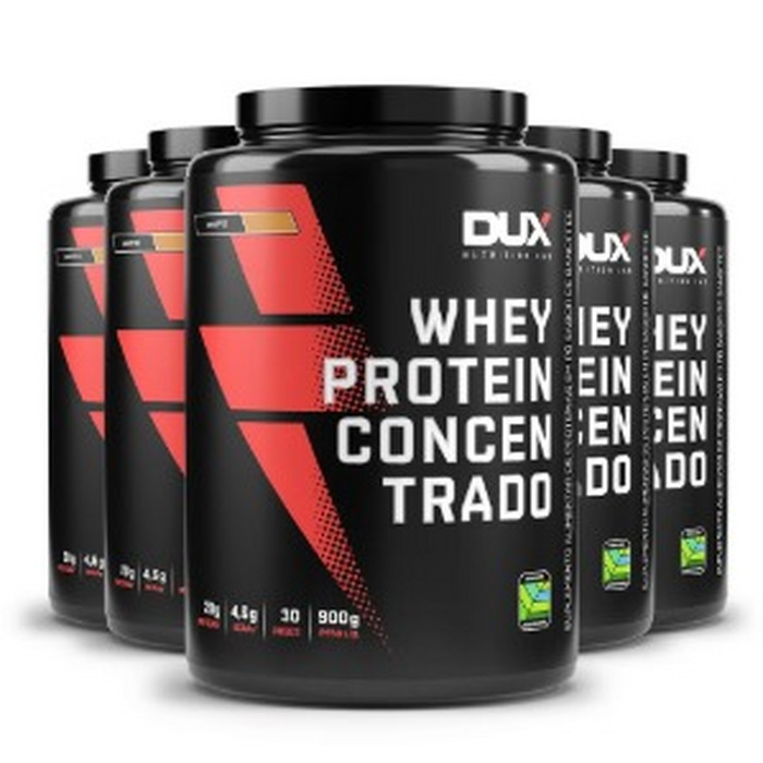WHEY CONCENTRADO BAUNILHA 900G DUX