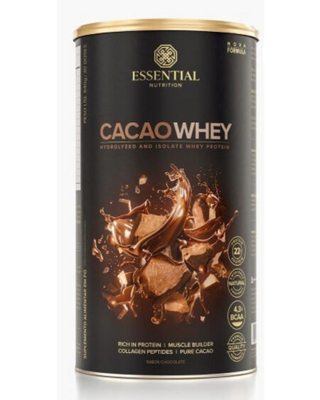 WHEY ESSENTIAL 450G CACAU ESSENTIAL