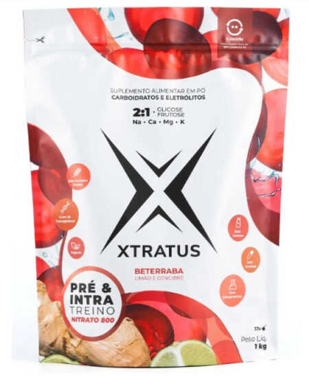 PRE E INTRA TREINO BETERRABA LIMAO E GENGIBRE 1KG XTRATUS