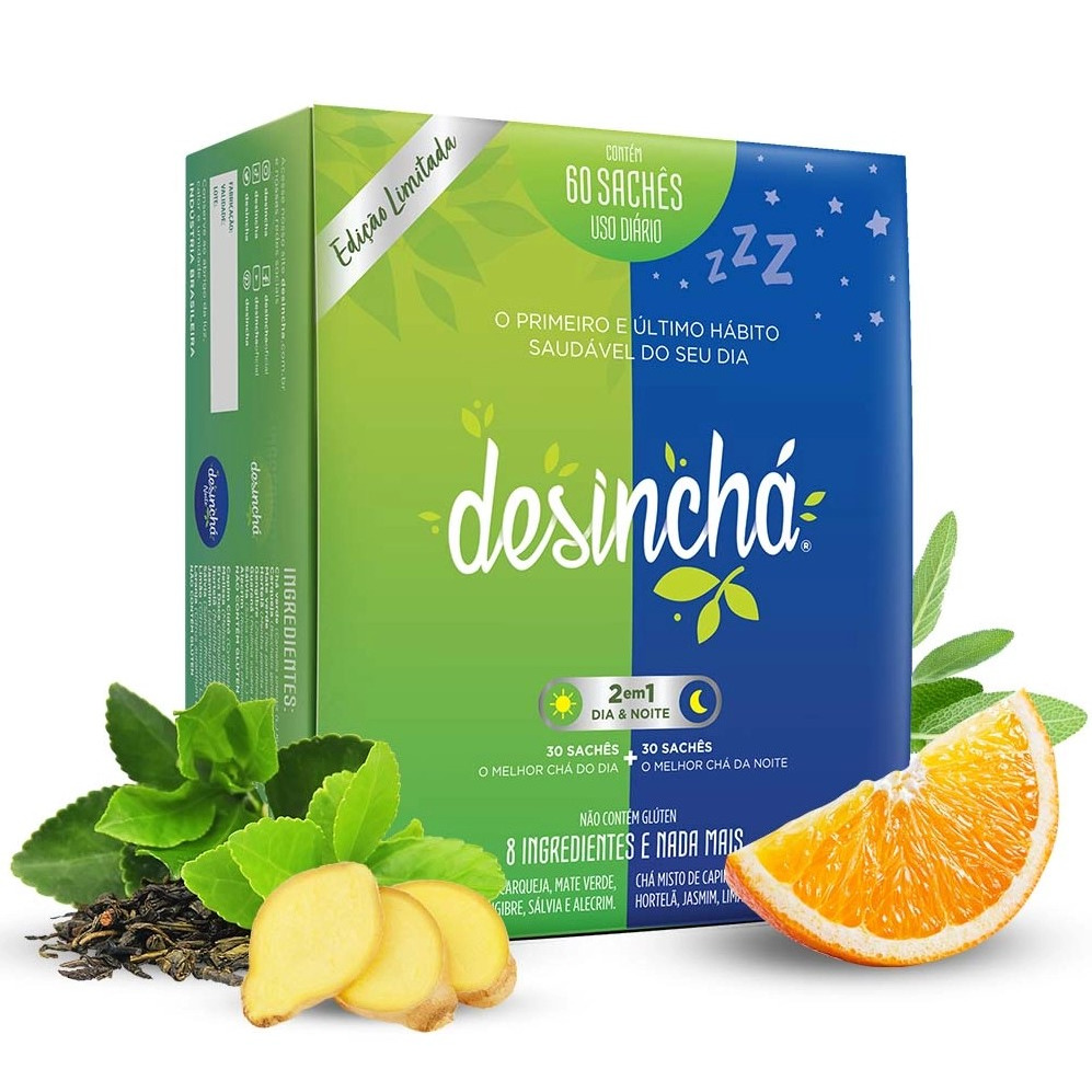 DESINCHA DIA E NOITE 60 SACHES SUPER NUTRITION