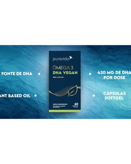 VEGAN OMEGA 3 DHA 60 CASP PURAVIDA