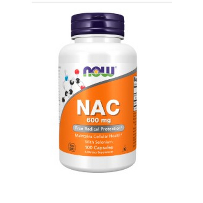 NAC 600MG 100 CAP NOW FOODS