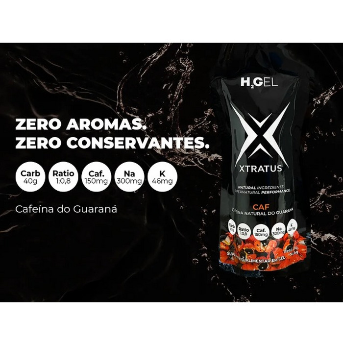 GEL H2 40CARB GUARANA COM CAFEINA XTRATUS