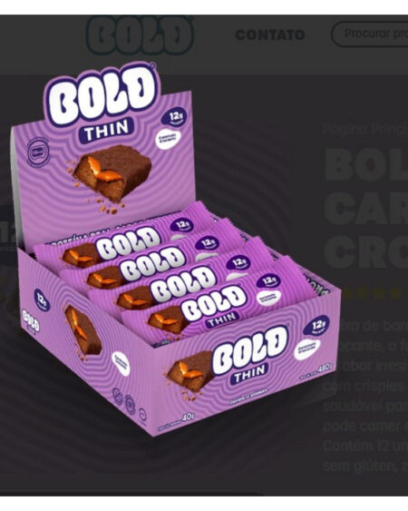 BOLD THIN CARAMELO CROCANTE BOLD