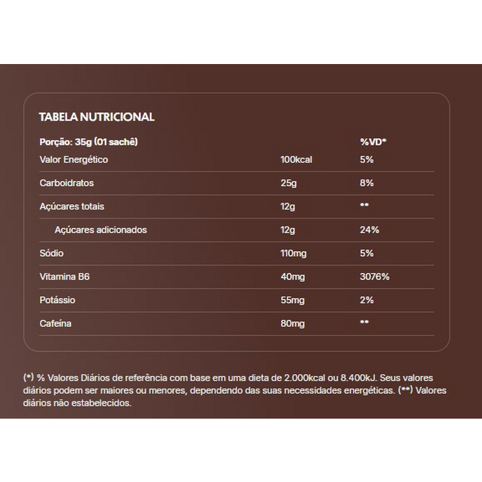 GEL INTRA TREINO CHOCOLATE COM CAFEINA TRUE SOURCE - Imagem 2