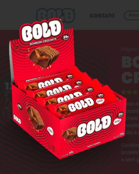 BARRA BOMBOM CROCRANTE 20G PROTEINA