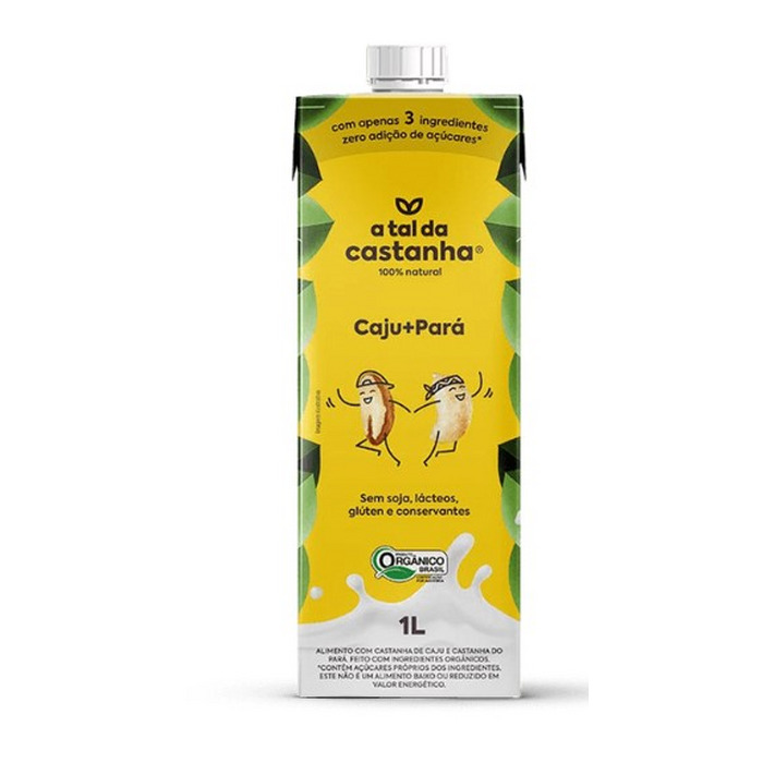 LEITE VEGETAL CAJU PARA 1L A TAL DA CASTANHA