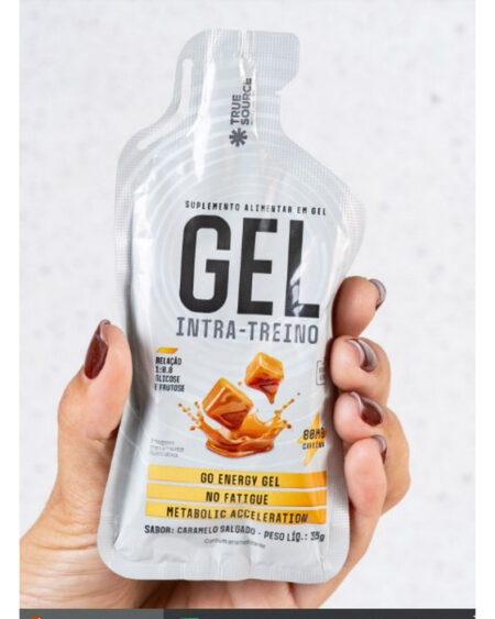 GEL INTRA TREINO CARAMELO SALGADO COM CAFEINA TRUE SOURCE