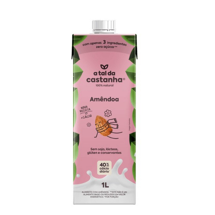 LEITE VEGETAL AMENDOAS 1L A TAL DA CASTANHA