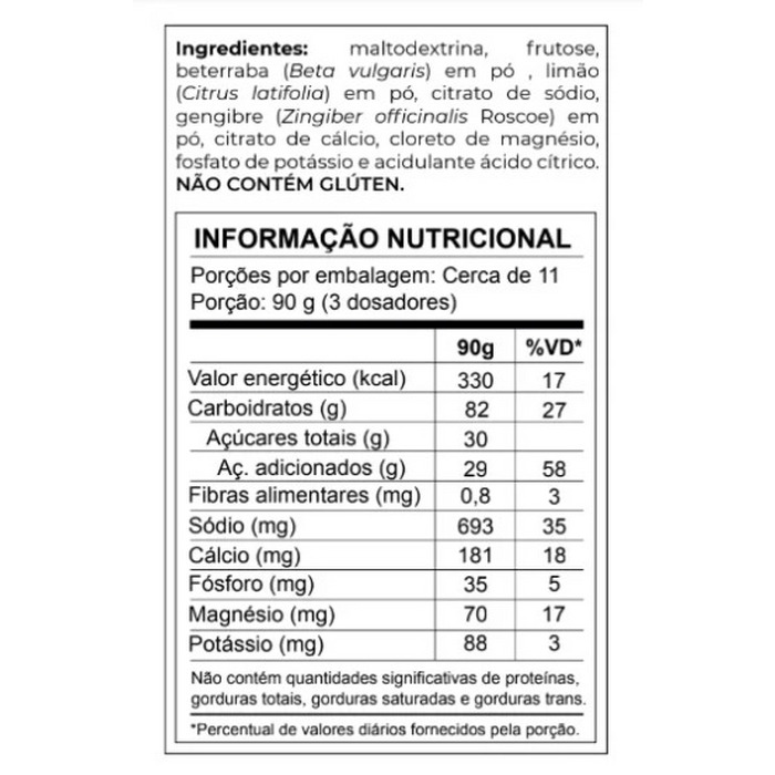 PRE E INTRA TREINO BETERRABA LIMAO E GENGIBRE 1KG XTRATUS - Imagem 2