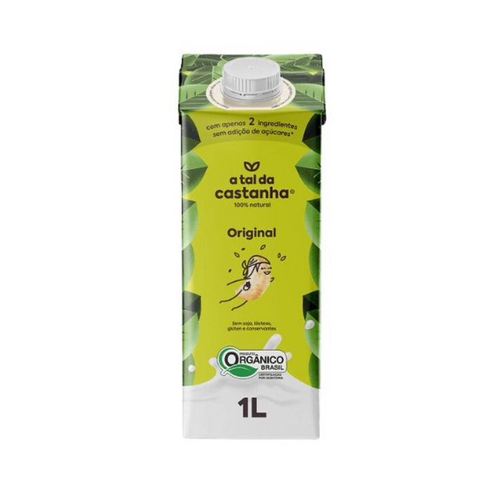 LEITE VEGETAL 1LITRO ORIGINAL A TAL DA CASTANHA