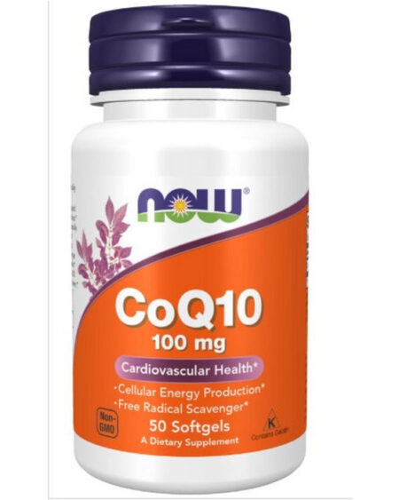 COQ10 100MG 50 CAPS NOW FOODS