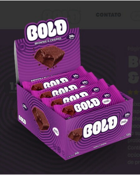 BARRA BROWNIE & CRISPIES 20G PROTEINA BOLD