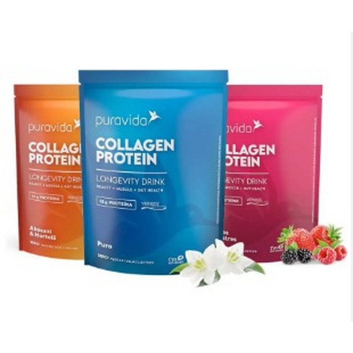 COLLAGEN PROTEIN 450G ABACAXI E HORTELA PURAVIDA