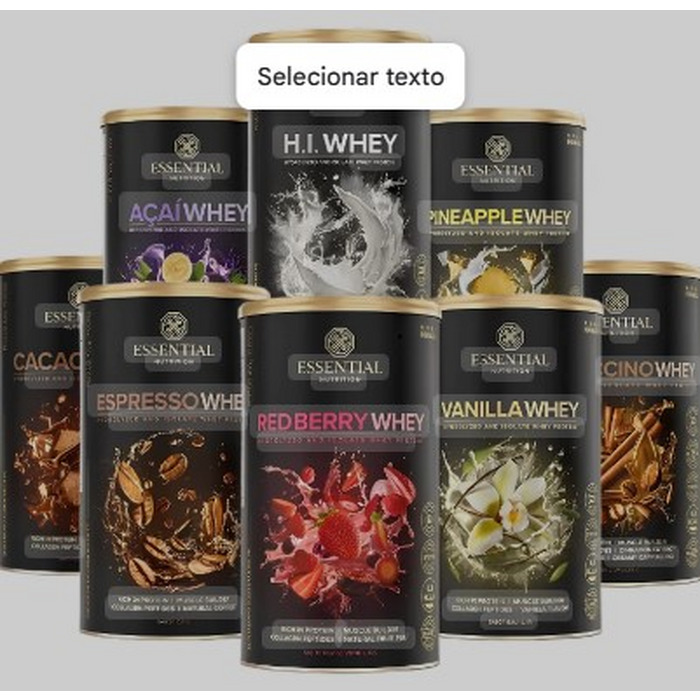 WHEY ESSENTIAL 450G ABACAXI ESSENTIAL