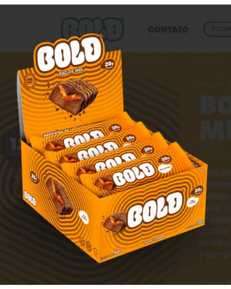 BARRA PAO DE MEL 20G PROTEINA BOLD