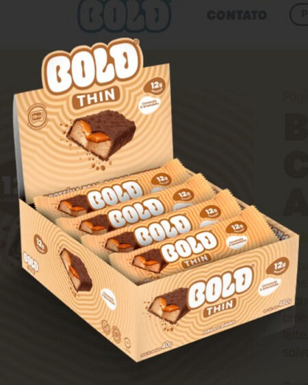 BOLD THIN UN CARAMELO E AMENDOIM BOLD