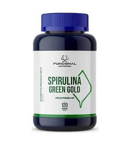 SPIRULINA GREEN GOLD 120 TABLETS FUNCIONAL NUTRITION