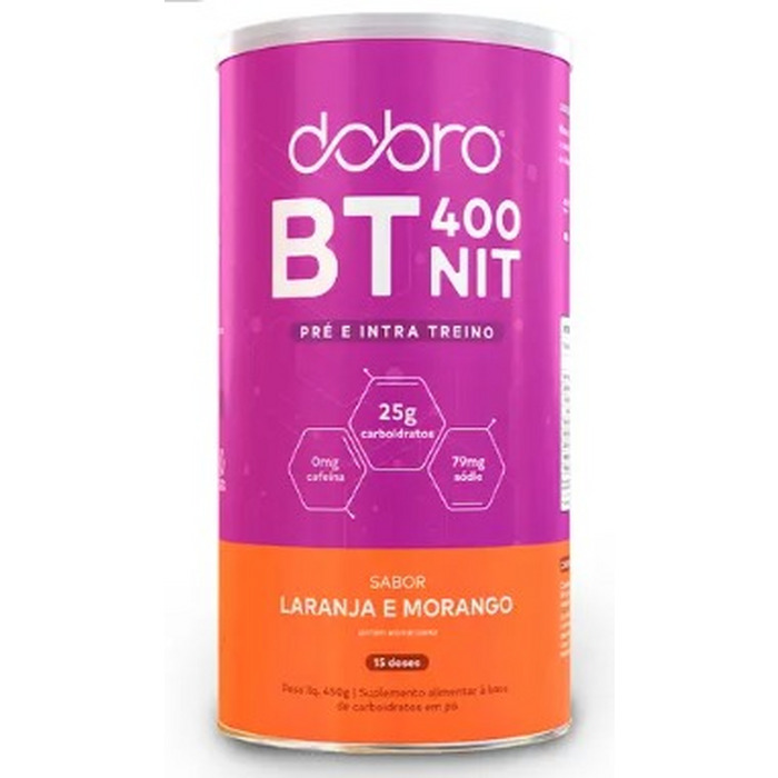 BT NITRATO 450G LARANJA E MORANGO DOBRO