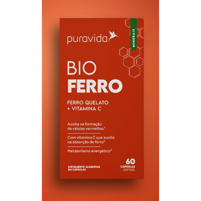 BIO FERRO 60 CAPS PURAVIDA