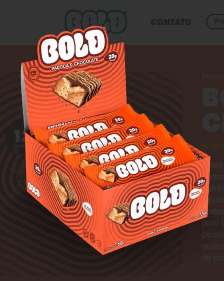 BARRA PACOCA CHOCOLATE 20G PROTEINBA BOLD