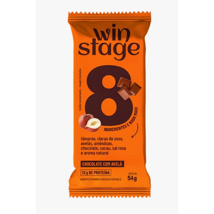 BARRA WINSTAGE CHOCOLATE COM AVELÃ