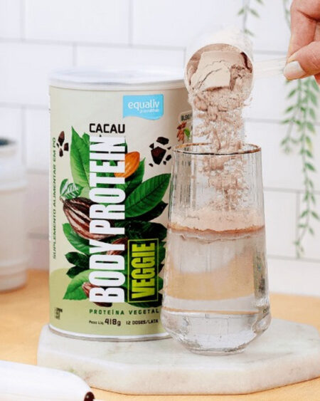 BODY PROTEIN VEGGIE CACAU 418G EQUALIV