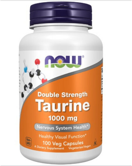 TAURINE 1000MG 100CASP  NOW FOODS