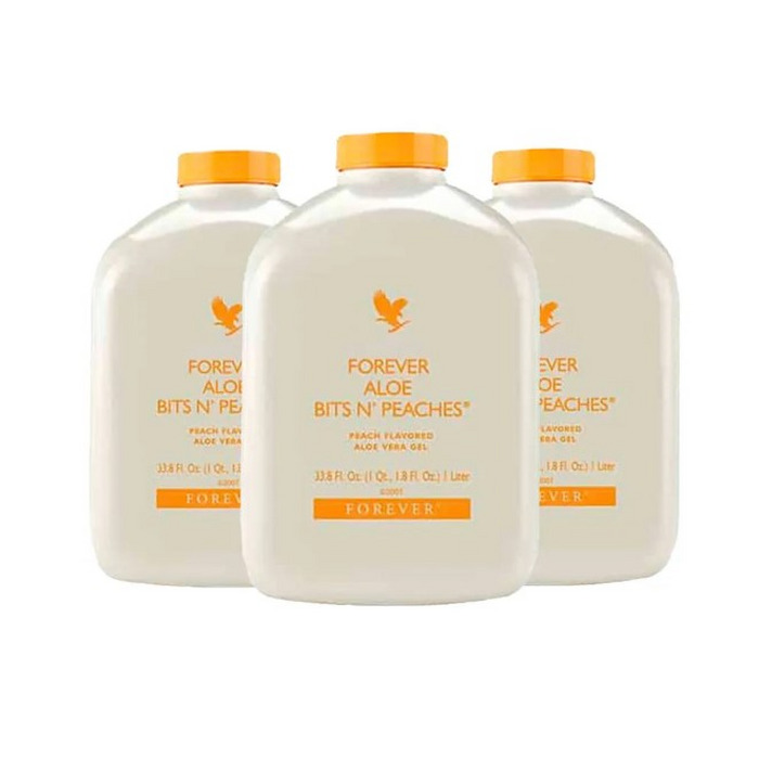 ALOE VERA 1 LITRO FOREVER PESSEGO
